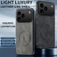 Ốp Lưng Từ Tính Cho iPhone 17 Pro Max 17 Air Nappa Họa Tiết Thân Thiện Với Da Vỏ Điện Thoại Coque Fundas