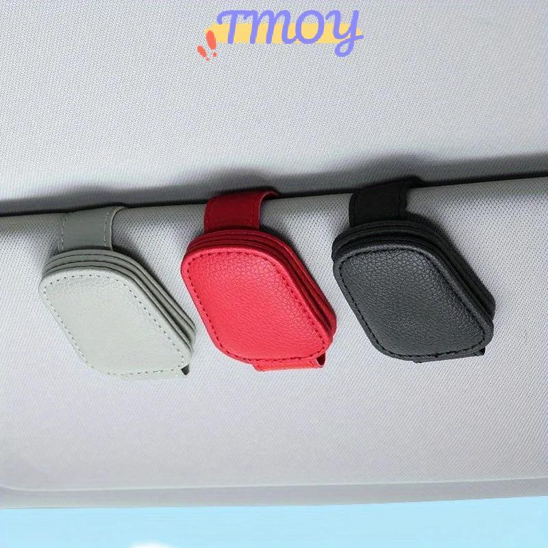 TMOY Đa Năng Da Từ Tính Kính Ô Tô Kẹp Kính Mát Giá Đỡ Tấm Che Nắng Tổ Chức Để Truy Cập An Toàn Và Dễ Dàng Trong Xe TMOY