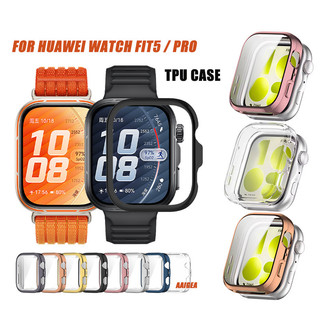 Full Cover Cho Huawei Watch Fit 5 / Fit5 Pro TPU Bảo Vệ Màn Hình Khung Bảo Vệ Ốp Lưng Cho Huawei Fit 4 / Fit4 Pro Phụ Kiện