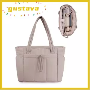 Túi Tote GUSTAVA, Túi xách nữ mềm nhẹ, Túi đeo vai nữ có đệm phồng đơn giản