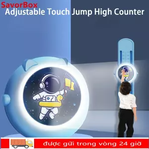 SAVORBOX Touch Jump High Counter, Đồ chơi trò chơi Cảm ứng trẻ em Hiện vật cao, Quà tặng Huấn luyện viên nhảy Bé trai Cảm ứng chiều cao Thiết bị cảm ứng có thể điều chỉnh chiều cao Tập thể dục cho trẻ em