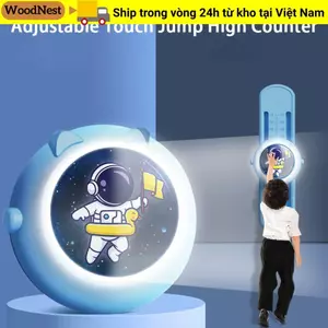 WOODNEST Touch Jump High Counter, Đồ chơi trò chơi Cảm ứng trẻ em Hiện vật cao, Quà tặng Huấn luyện viên nhảy có thể điều chỉnh Chiều cao cảm ứng Thiết bị cảm ứng Chiều cao tập thể dục cho trẻ em