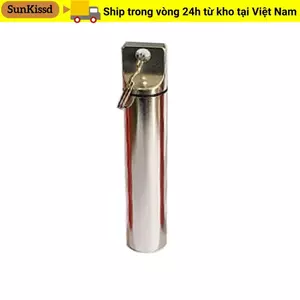 SUNKISSD 3 Hộp đựng tăm, Hộp đựng tăm nhôm màu đen + bạc + đỏ, Hộp đựng tăm di động 3,8 X 0,67 inch 0,64 Ounce Nhà hàng