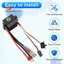 Bộ điều khiển tốc độ động cơ chải RC Hobby 60A ESC với 2A BEC Bàn chải 6-12V điện áp cao cho RC Ship & RC Car ESC, B