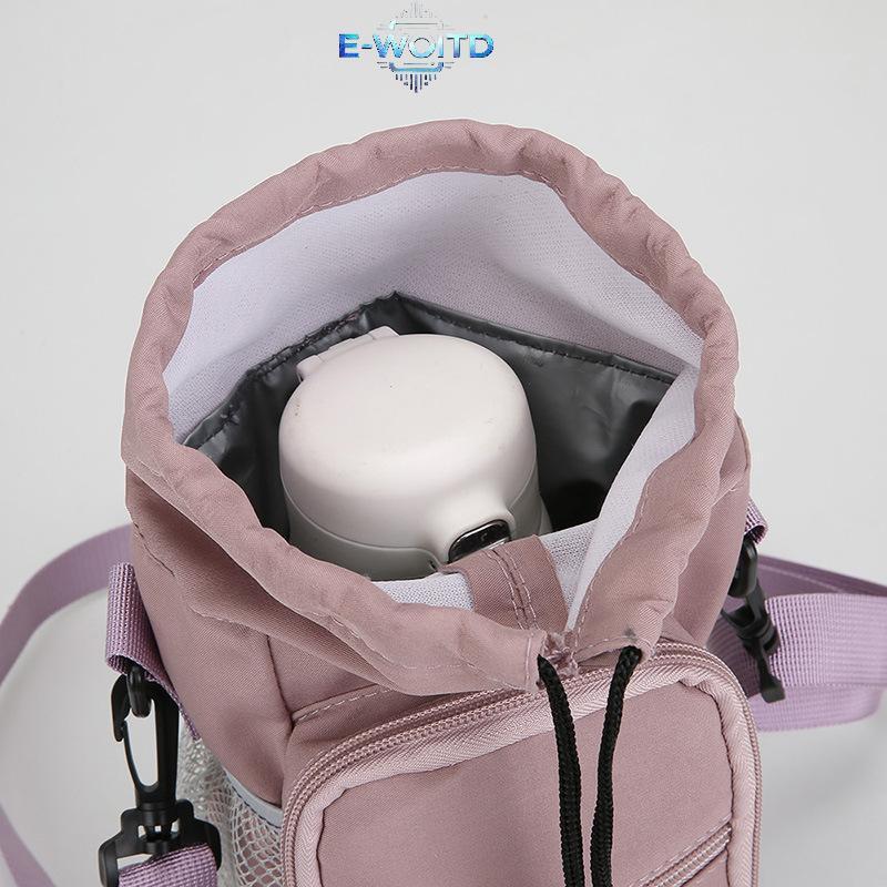 Túi đựng bình nước E-WOITD Dây đeo vai có thể điều chỉnh Lưu trữ điện thoại Di động để đi bộ đường dài Tập thể dục và sử dụng du lịch E-WOITD