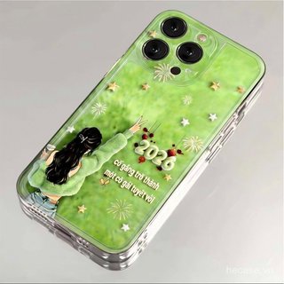 Ốp Điện Thoại Hoạt Hình Cử Chỉ Cô Gái Thích Hợp Cho iPhone 14promax 13promax 12promax 14 13 12 11 pro max 15 16 17 promax xr xs 16pro 15pro Ốp Silicon Chống Sốc