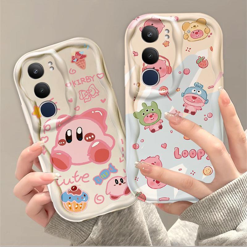 Thích hợp cho VIVO Y19S Pro Y29 Điện thoại thông minh 3D TPU mềm Loopy Kirby Vỏ điện thoại chống sốc