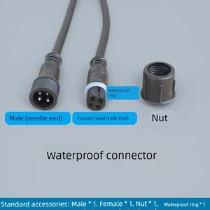 Đèn LED chống nước Đầu nối nhanh ngoài trời Nam Nữ