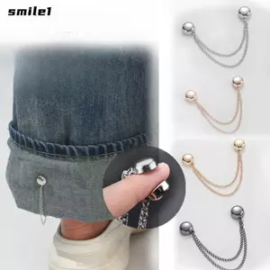 SMILE 2 Nút Kim Loại Kẹp, Kẹp Quần Áo Từ Tính Tinh Tế Hợp Kim, Vòng bít Đa Chức Năng Chất Lượng Cao Sửa Đổi Quần Short Khóa Chân Cho Khăn Cho Khăn Trùm Đầu