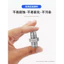 Thép không gỉ 304 Vách ngăn Khớp khí nén Tấm ren cắm nhanh PM6 / 8 / 10 / 12 / 16 Đầu phun mông nhanh khí quản