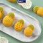 MAKY Fruit Pine Shape Pastry Mold, Bao gồm 1 Khuôn Và 2 Tem, DIY Hand Press Moon Cake Stamps, Mung Bean Cake, Cookie Mold VN