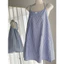 Đầm Babydoll Hai Dây Sọc Xanh, Váy Babydoll Hai Dây MyaHouse