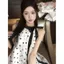 Đầm voan chấm bi nơ nữ mùa hè cao cấp siêu đẹp mắt kiểu Pháp Váy dây cổ tích siêu cổ tích