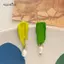 AqToCna Pháp Retro Tranh Sơn Dầu Nhiều Màu Sắc Bất Đối Xứng Ngọc Trai Thả Bông Tai Nữ Cô Gái Thời Trang Độc Đáo Lãng Mạn Món Quà Trang Sức AqToCna