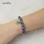 AqToCna 2021 Charm Xanh Ác Mắt Luy Vòng Tay Hạt Thủy Tinh Lắc Tay Nam Nữ Trang Sức Quà Tặng AqToCna