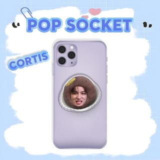 Popsocket nhóm nhạc Cortis ver mochi 2 các thành viên cute đáng yêu phụ kiện balo túi xách chất liệu mica trong cao cấp