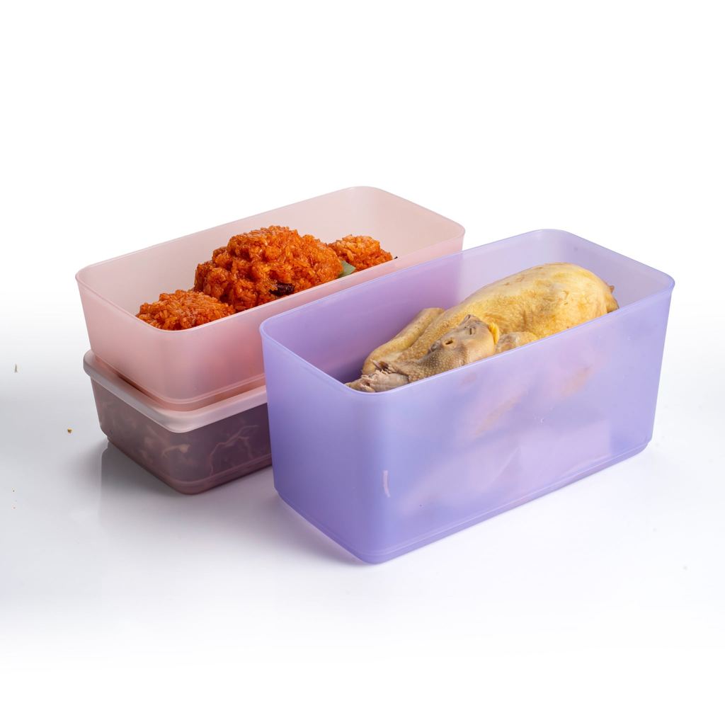 Hộp Trữ Mát Tupperware Bộ 6 Hộp ( 2h 1L + 2h 1.4L + 2h 3.1L) Cubix  - Chính Hãng Tup Việt - Tươi Mát