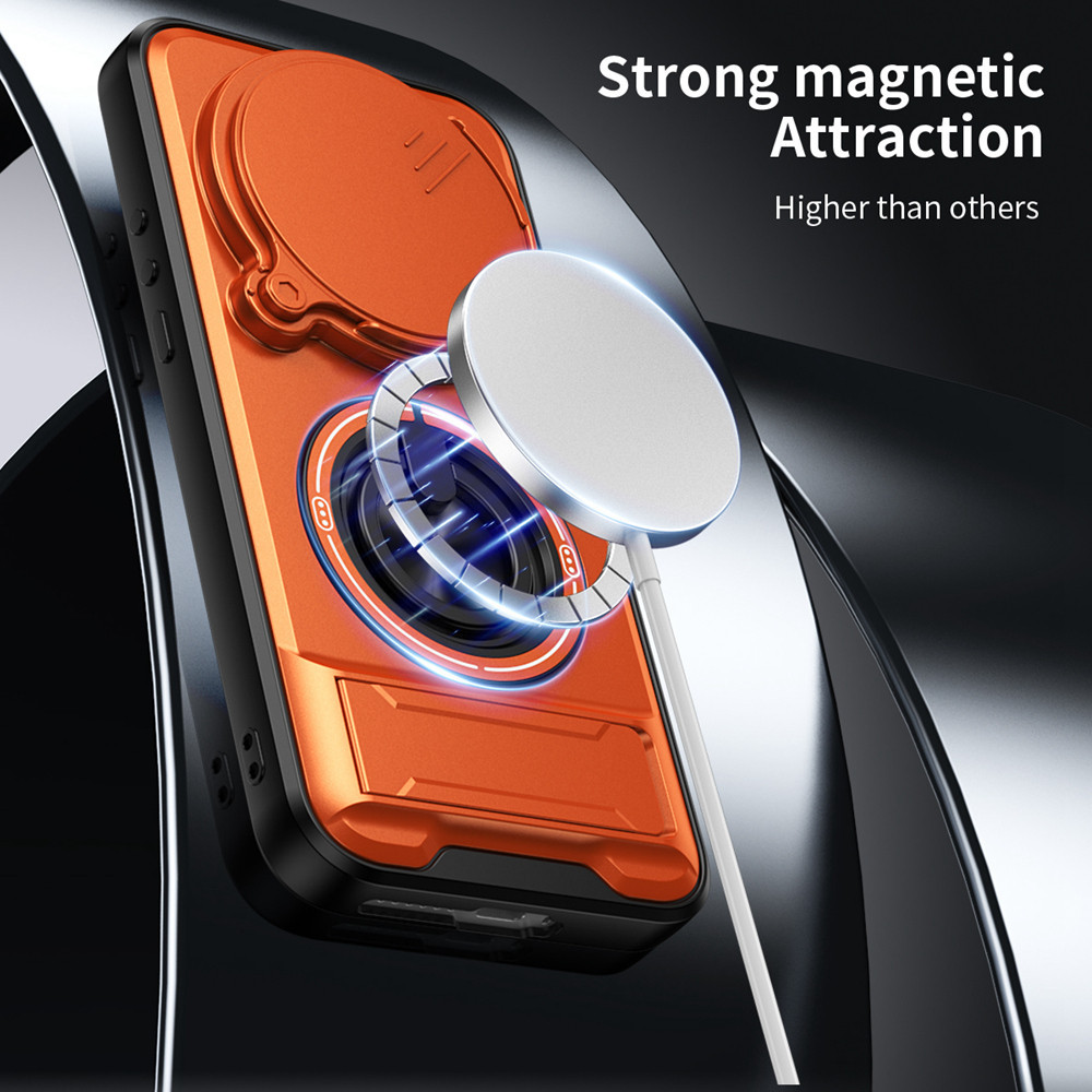 Ốp Điện Thoại Giá Đỡ Nhẫn 360 Thích Hợp Cho Xiaomi 17 15 Pro Max Ultra 14T 15T 5G Dây Trượt Bảo Vệ Camera Thẳng Đứng Chân Đế Từ Tính Gắn Xe Ô Tô Vỏ Bảo Vệ Chống Sốc