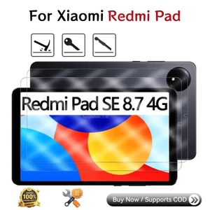 Bảo Vệ Màn Hình 9H Cho Redmi Pad SE 8.7 Inch / Redmi Pad SE 11inch / Redmi Pad 2 11 Inch 2025 Máy Tính Bảng Kính Cường Lực HD Có Hộp