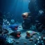 HT3 3D In Hình Sea Eater Monster Model Maya Brood Stick Man Subnautica Biển Sâu Khổng Lồ Đồ Chơi Trang Trí TH3