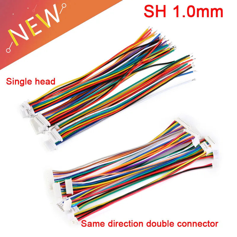 10 Chiếc JST SH 1.0 Mm Pitch Nữ Ổ Cắm Thiết Bị Đầu Cuối Cắm Dây Kết Nối ...
