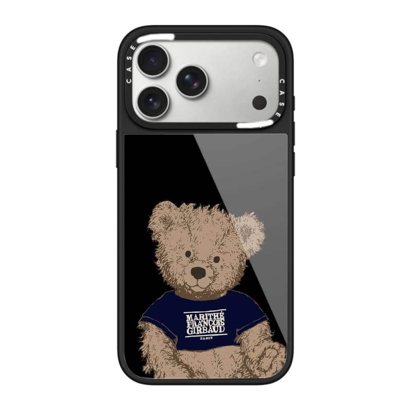 CASECASE X Marithe Bear Case Chống Trầy Xước Từ Hút Kính Dành Cho IPhone 17 Air 16 15 14 Pro Max Plus Ốp Lưng Cứng Có Hộp Khắc logo