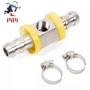 3 / 8 "Dòng áp suất TTFitting Adapter Đồng hồ đo áp suất Thép gai Khóa đẩy T-Fitting Adapter Linh kiện thay thế