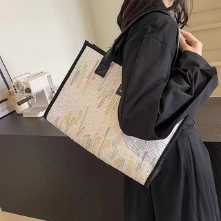 Túi tote đeo vai xách tay thời trang mới đa năng vải bố sức chứa lớn
