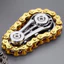 < Pluscloth > Đồ chơi Spinner Fidget Chain để giảm căng thẳng Giảm lo âu Hợp kim kẽm Đồ chơi để bàn đầu ngón tay bền Hoàn hảo cho thư giãn văn phòng tại nhà Quà tặng phổ biến Đông Nam Á