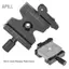 Apill GOWENIC Tấm phát hành nhanh Kẹp 50mm Đầu bi có thể điều chỉnh Khóa kép 3/8in & 1/4in Vít chuyển đổi tương thích cho ArcaTripodMonopod