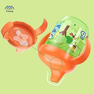 ELBBKG Cốc uống nước học tập cho bé có tay cầm Flip Chai nước chống rò rỉ Dubill Cup mới