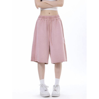 GKSSS Quần short thể thao thông thường mới của Mỹ thương hiệu hợp thời trang băng lụa sọc bên phong cách trung tính