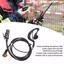 Guansfs Tai nghe guansfs Gugxiom SL300 có Mic PTT Tương thích SL1M SL1K SL1600 SL7500 SL400 SL4000 SL7550 TLK100 Bộ đàm 2 chiều Tai nghe móc tai 1 pin G