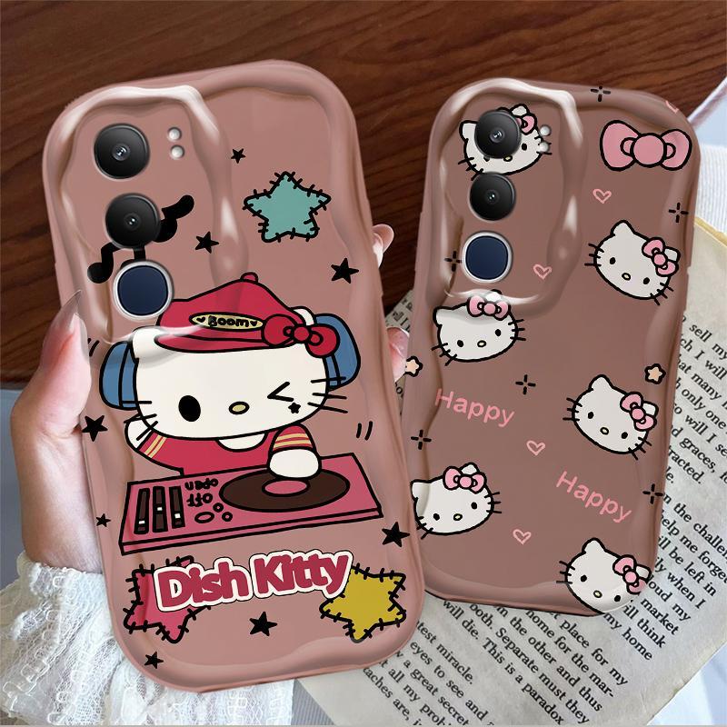 Thích hợp cho điện thoại thông minh VIVO Y19S Pro Y29 3D TPU mềm Music Kitty Vỏ điện thoại chống sốc