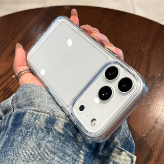 Ốp lưng iPhone trong suốt chống sốc không ố vàng cho iPhone 11 12 13 14 15 16 17 Pro Max 17 Air