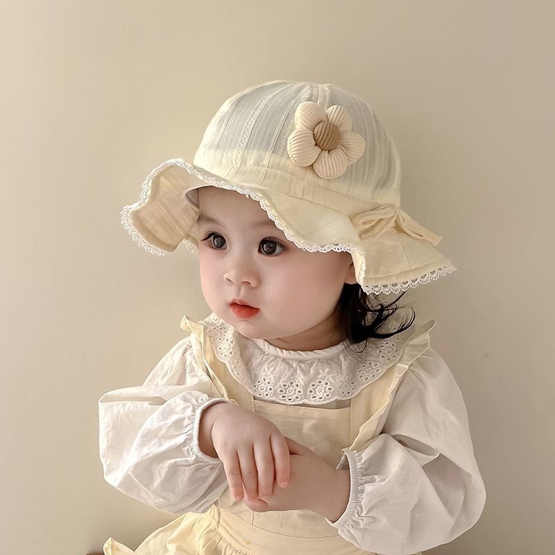 Mũ Trẻ Em Vành Rộng – Chống Nắng, Che Gáy, Chất Liệu Thoáng Mát, Phù Hợp Cho Bé 1-3 Tuổi đi Chơi Mùa Hè