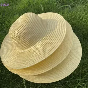 Mũ chống nắng SAIA, có dây chống gió Mũ ống hút lớn, Mũ mùa hè vành rộng đơn giản