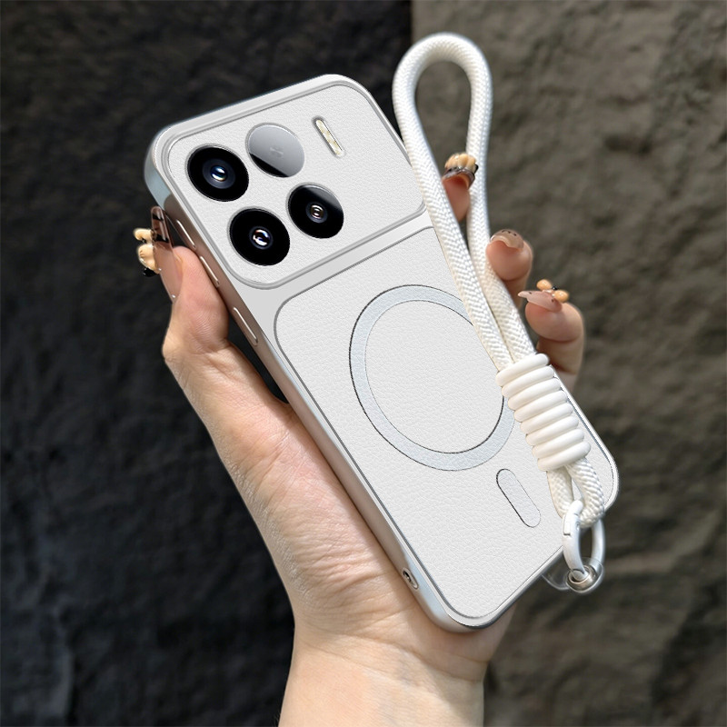 Ốp Lưng PBZZ Cho xiaomi 15t 15 pro 15 ultra 5g Vỏ Điện Thoại Vỏ Mềm Chống Sốc Thiết Kế Mới Thẩm Mỹ Có Dây Buộc Cho Bé Gái Từ Tính TBDTBS1