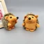 Móc khóa sang trọng PYCOU Hedgehog, Móc khóa kim loại sang trọng mềm mại Búp bê nhím sang trọng, Móc khóa động vật nhồi bông màu nâu dễ thương đáng yêu để trang trí ba lô