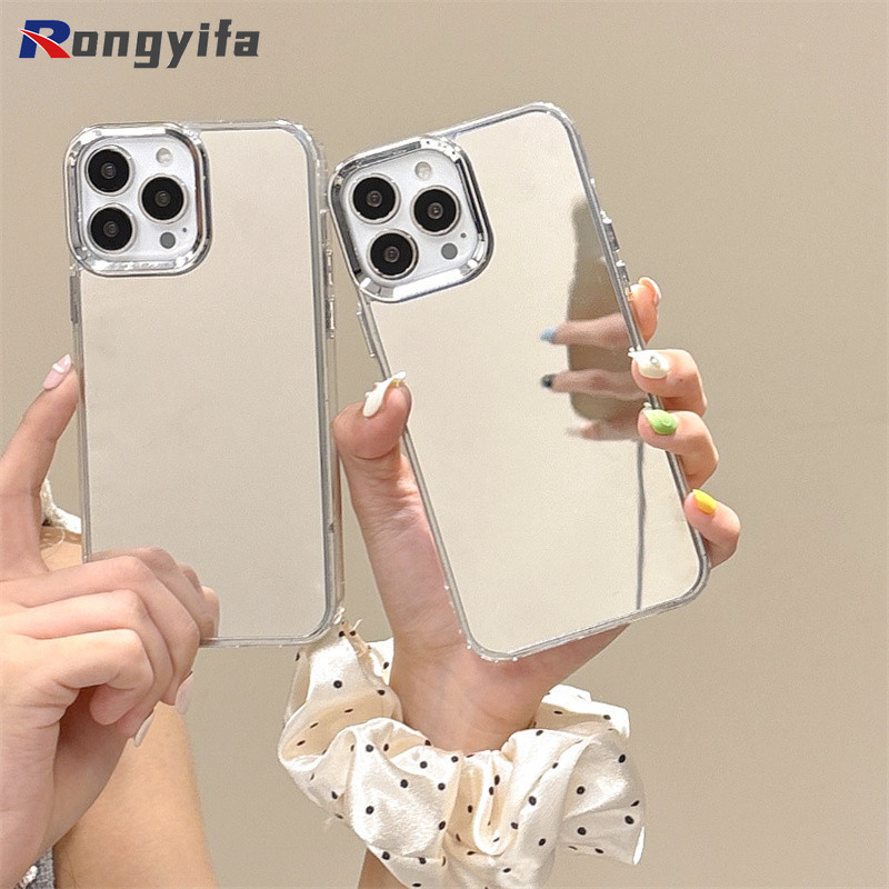 Ốp Gương Đơn Giản Cho OPPO Reno 15F 15 Pro Max Mini 15C 14F Find X9 X9S X8 Ultra X8S K15 K14 K14X K13S K13 Turbo Pro Plus Ốp lưng Chống Sốc Dễ Thương