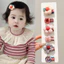 Bé Có Thể Hoa Full Vải Tóc Trẻ Em Trán Nổ Kẹp Tóc Nhỏ Không Làm Tổn Thương Tóc Bên Kẹp Mũ Đội Đầu 26.4.20