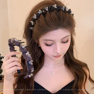 Băng đô đầu lâu Zircon thời trang mới nhất, phù hợp cho nữ