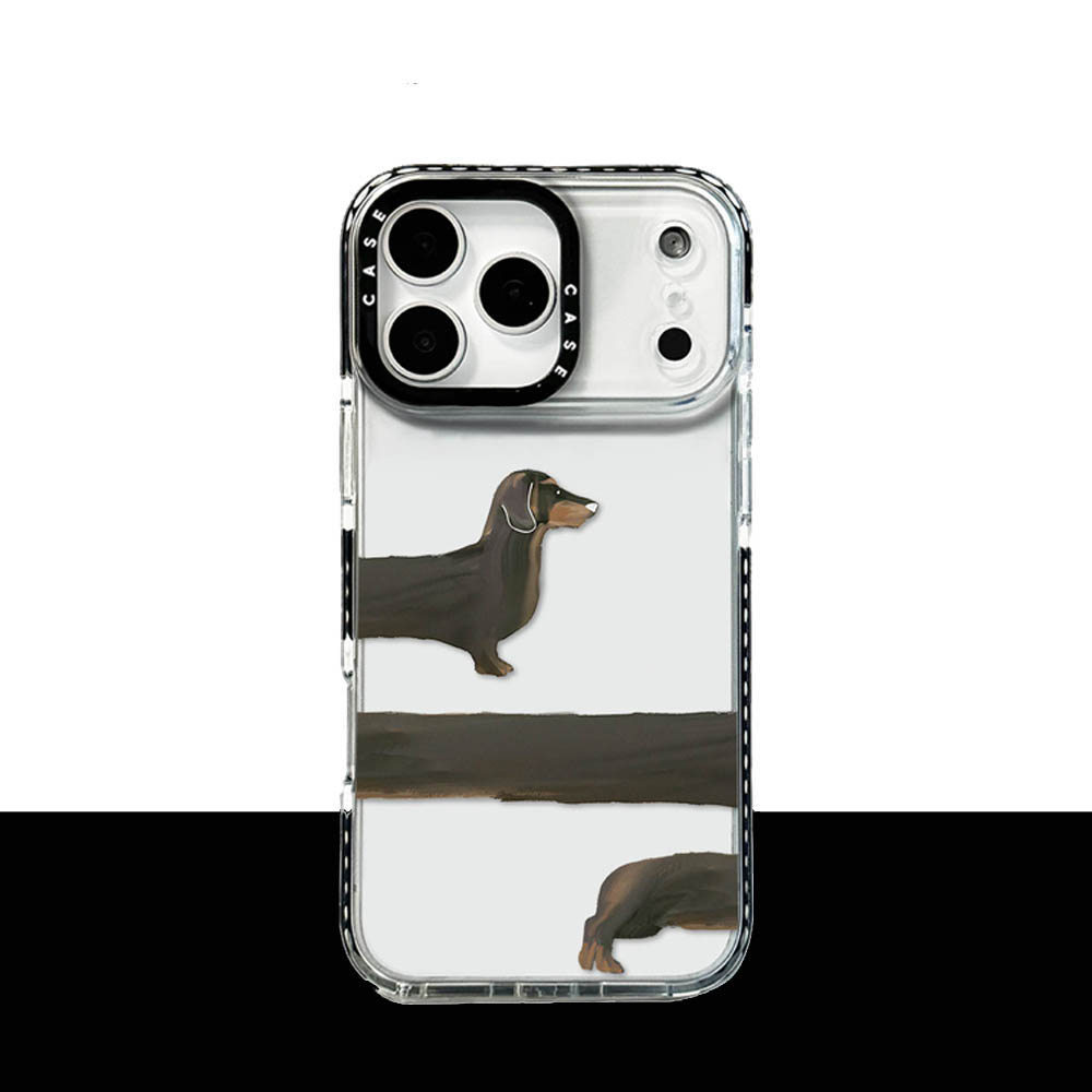 Ốp Điện Thoại Dachshund Cho IPhone 17 Pro Max 17 16 15 14 13 12 11 Vỏ Bảo Vệ Chống Sốc