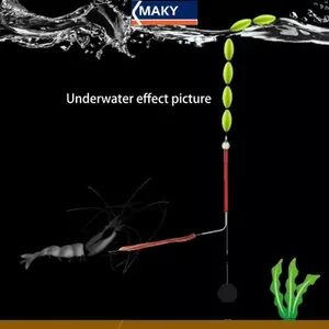Maky 10 Chiếc Stell Tôm Móc - Dụng Cụ Câu Cá Phù Hợp Với Môi Trường Hoang Dã