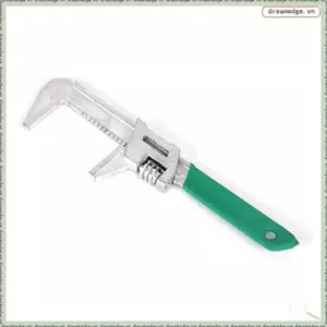 Cờ lê có thể điều chỉnh loại F đa năng bằng thép Cờ lê bồn rửa phòng tắm đa chức năng Hộ gia đình Cờ lê mở lớn Dễ dàng cài đặt 230mm