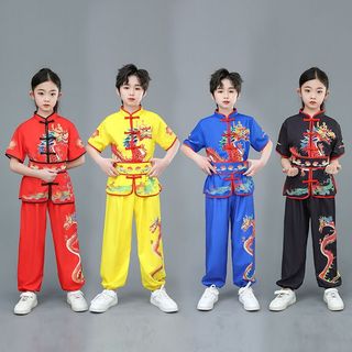 Quần áo biểu diễn, tập luyện võ thuật trẻ em & thanh niên – Bảo tàng cơ sở, thi đấu 260423