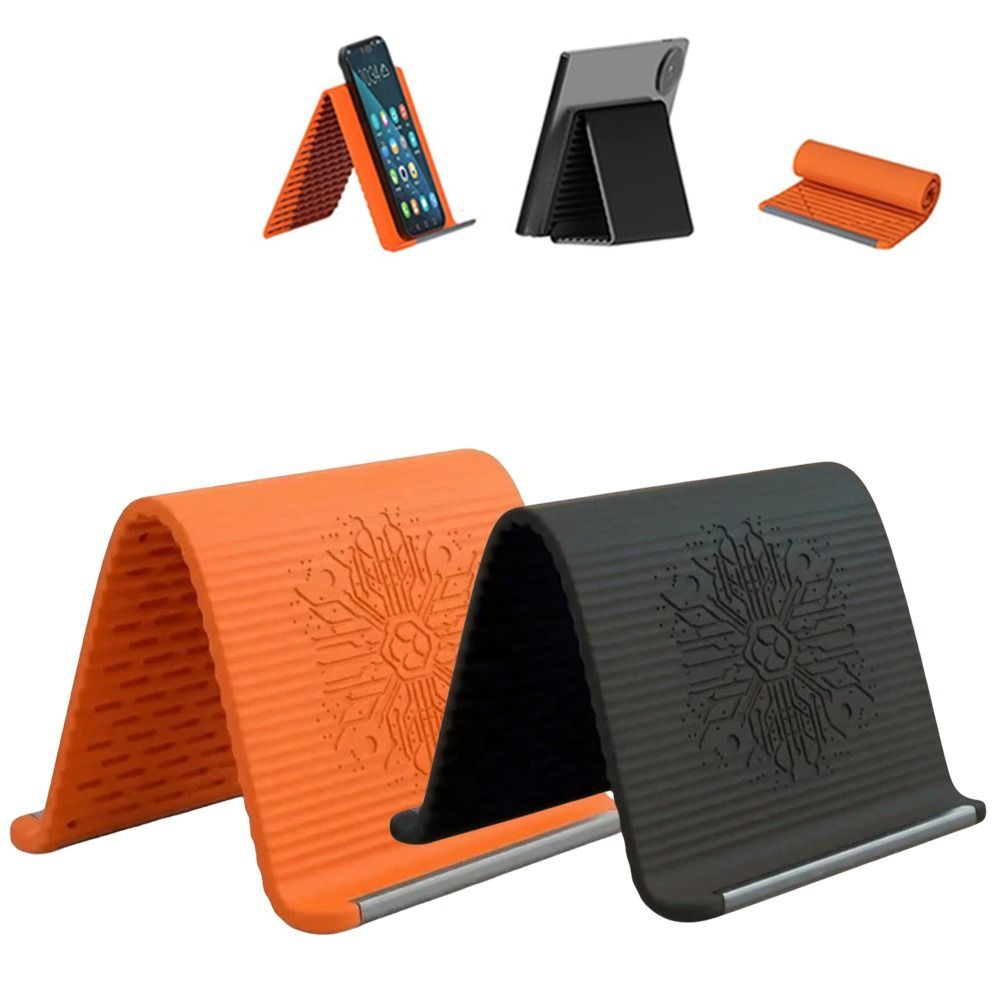 Giá đỡ điện thoại silicon có thể gập lại HWAIDY, Giá đỡ silicon biến dạng linh hoạt di động nhiều góc, Giá đỡ điện thoại có thể điều chỉnh đa năng chống trượt có thể uốn cong để bàn