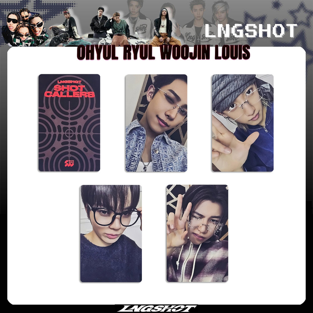 4 Ngày tập luyện LNGSHOT CALLERS Album Lomo Cards Photocards
