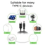 PD59 - Cáp dây chuyển đổi TYPE C PD ra 12V 5.5x2.1 kích pin sạc dự phòng nhanh cho wifi khi mất điện 12v