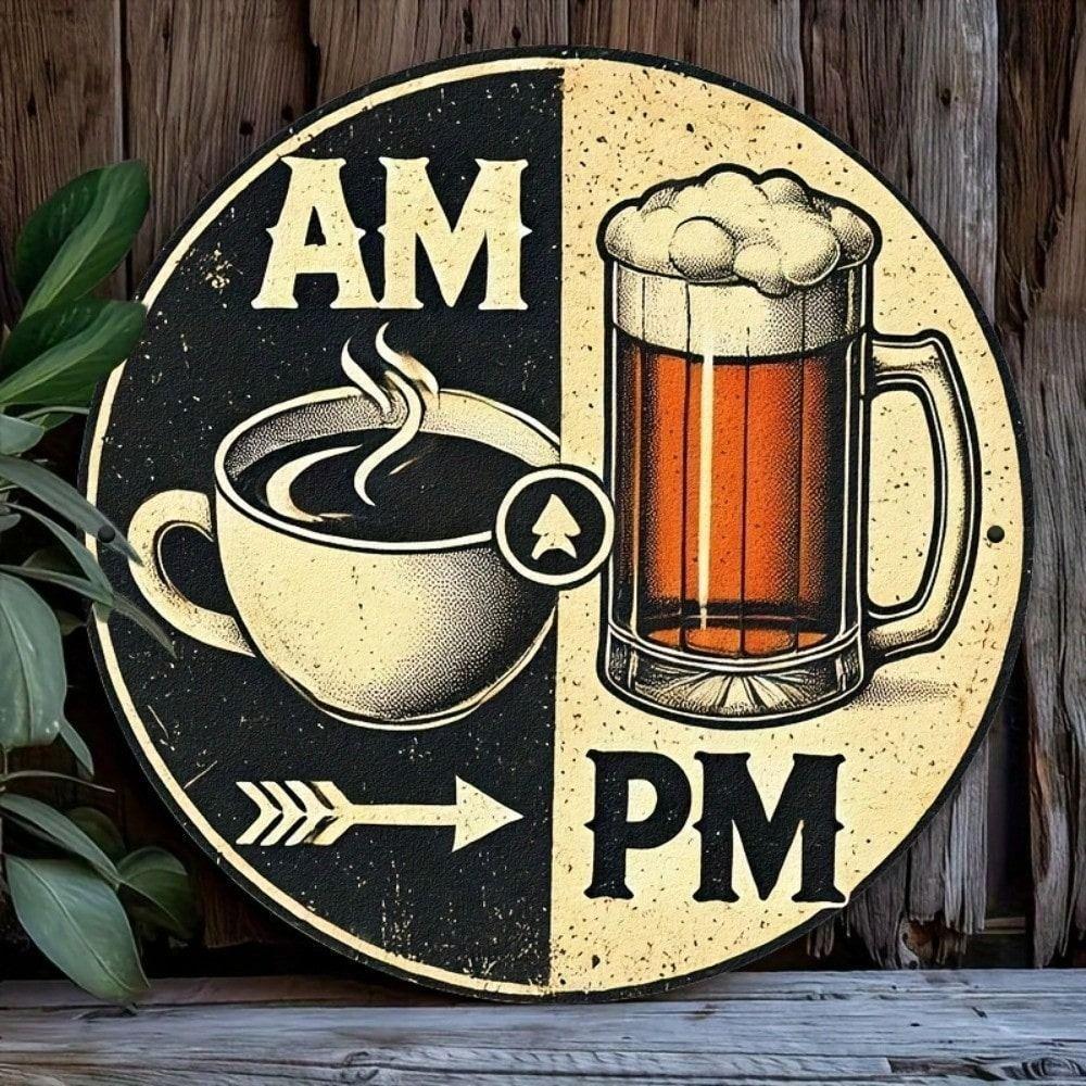 CIFbuy Vintage Cà Phê Kim Loại Ký Retro Thanh Trang Trí Tường